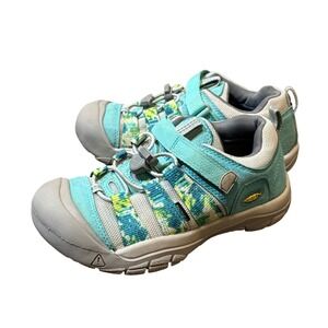 Keen Little Kids Newport H2Sho Tie-Dye Shoe, Teal Gray, 3